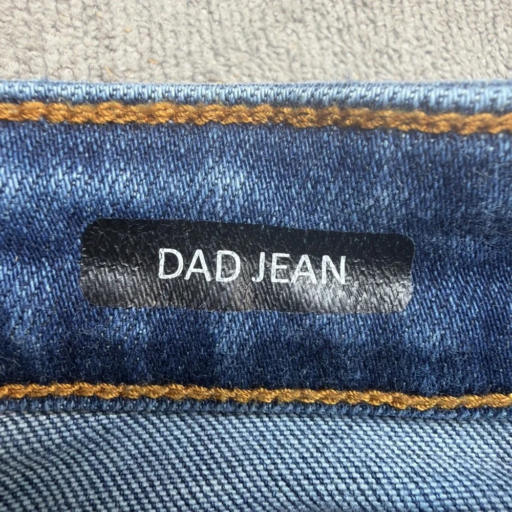 Judy Blue Dad Jeans Women‎ 7/28 High Rise Straight Leg Stretch Medium Wash